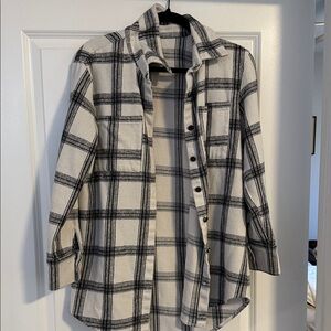 Target Black and White Plaid Jacket